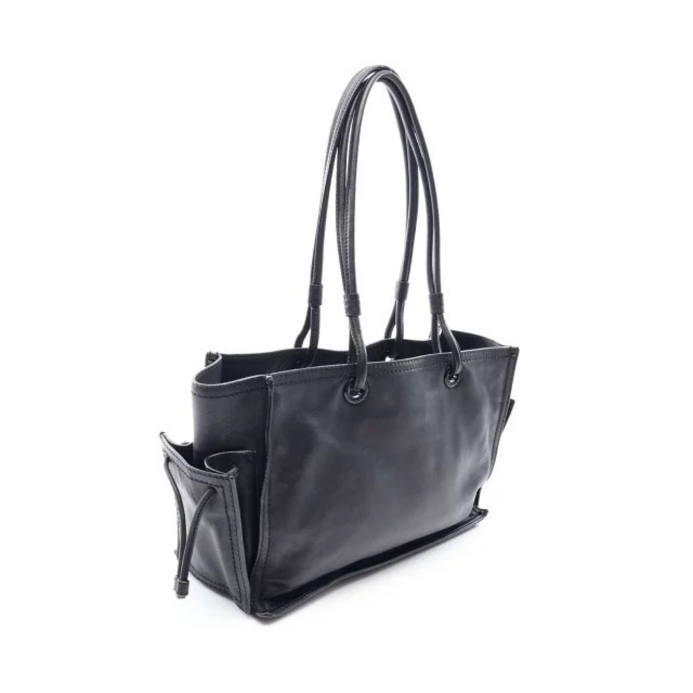 Loewe Crown Black Bag Leather Tote Black